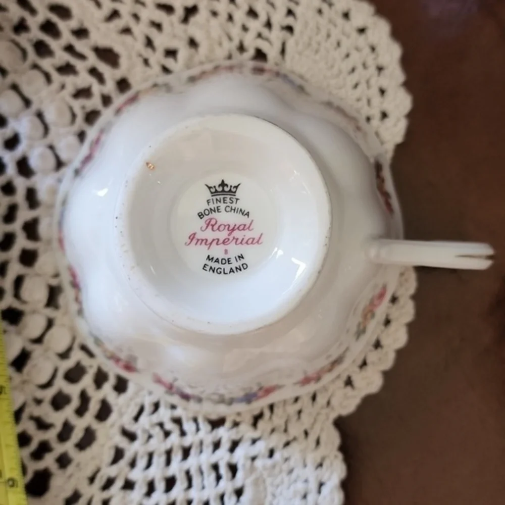 Royal imperial fine‎ bone china cup and saucer